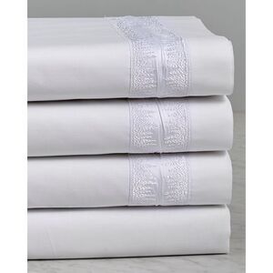 Maurizio Italy Jaws Embroidered Sheet Set